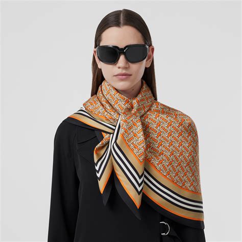 burberry satin scarf